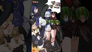 4 Big Watermelons 😳(Part 2) &lsquo;&rsquo;Please stay away from the yellow line&lsquo;&rsquo;#genshinimpact