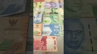 My Indonesian Rupiah banknotes.#Indonesia#Rupiah#Banknotes#IDR