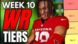 The Definitive Ranking of Week 10 Fantasy Football Wide Receivers