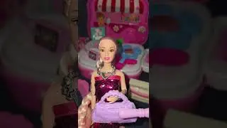 Satisfying Barbie Doll Makeup Toys Asmr | White Pink Doll Hair Making Face Makeover Toys Short 10/26