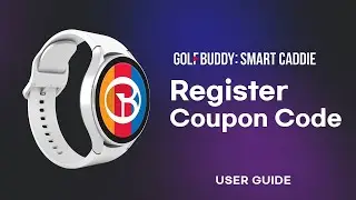 GOLFBUDDY:SMART CADDIE USER GUIDE (REGISTER COUPON CODE) #shorts #golf #manual