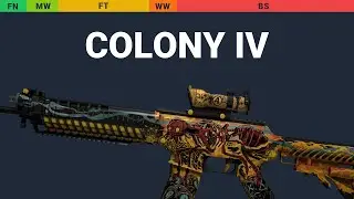 SG 553 Colony IV - Skin Float And Wear Preview