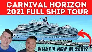 Carnival Horizon Cruise Ship Full Tour & Review 2021 | Full Walking Tour | Learn the Secret Spots