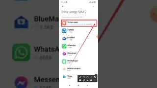 How to MSA Apps today data usage amount on Redmi note 10 and Xiaomi Phone