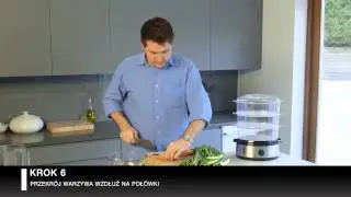 Russell Hobbs Parowar - łosoś i warzywa na parze