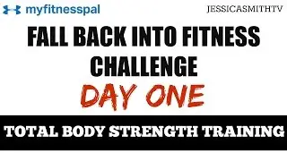 30 Minute Total Body Strength Training Full Workout with Dumbbells for All Levels
