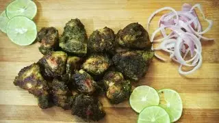 Green Chicken Kebab | Restaurant style