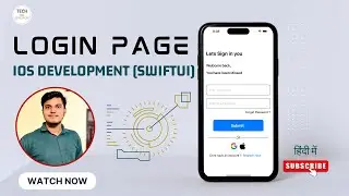 LOGIN PAGE IN SWIFTUI || iOS Development Course in HINDI || TECHPRO DEVELOPERS