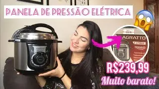 PANELA DE PRESSÃO ELÉTRICA AGRATTO | RESENHA COMPLETA