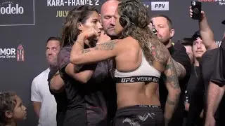 UFC 277 CEREMONIAL WEIGH INS Julianna Pena vs Amanda Nunes