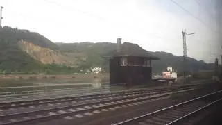 Bahnfahrt am Rhein (von Lorchhausen nach St.Goarshausen)