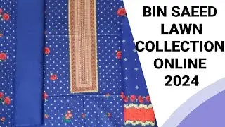 Bin Saeed Printed Unstitched Lawn / 3pc / shopping @FS Fashion World