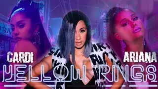 bodak yellow x 7 rings [mashup] - cardi b & ariana grande