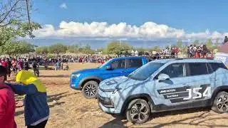 Rally del Poncho en su último tramo, antes de la premiación en el Arroyo Fariñango
