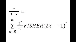 FISHER function Taylor Maclaurin SERIESSUM LINEST POLYNOMIAL REGRESSION Google Sheets or Excel