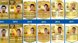 Ronaldo vs Messi FIFA Ratings (2010&ndash;2025) | The Complete Evolution