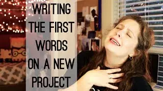 Writing the First Words on a New Project by @KelsNotChels