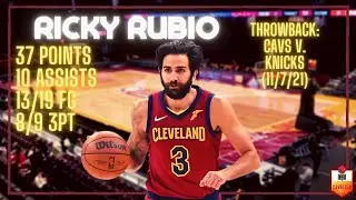 Throwback: Ricky Rubio totals 37 Points, 10 Assists, & 8/9 from 3PT range vs. New York Knicks
