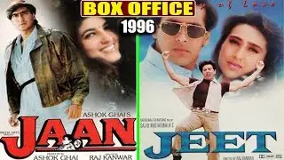 Jaan 1996 vs Jeet 1996 Movie Budget, Box Office Collection and Verdict