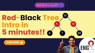 Red-Black Tree Explained Easily in just 5 minutes! | DSA