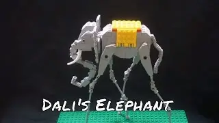 Review the Lego moc - Dali's elephant