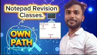 Notepad Revision Class!! Notepad Theory in One shot #notepad #computer 🙏🙏🙏