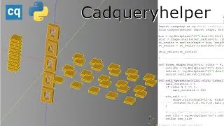 CadQuery - Shape Primitives using cadqueryhelper