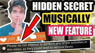 MUSICALLY HIDDEN SECRET FEATURE 2018 NEW UPDATED VERSION | TIK TOK FREE FOLLOWERS LIKES TRICK HINDI