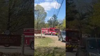 Hanover MA Fire Dept Engine 1 and Ambulance 2019 responding to an unknown call | 4/18/23