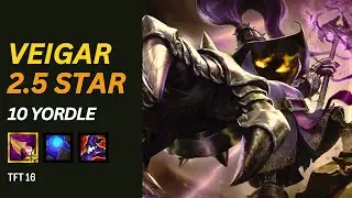 Troleando con 10 Yordle y casi un Veigar 3 Estrella TFT SET 16 - Normal