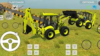 dving🔥 jcb unloding stop🔥😄 from dumfar truck #jcbtruck #videoviral #gamesplay #indian @MkGaming0799 