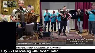 Day 3 - Givng energy to Robert Goter - to reach and pass the world record
