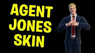 FREE BUILD WITH AGENT JONES SKIN I FORTNITE
