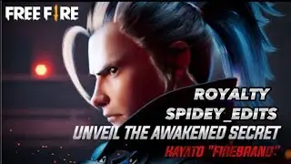 HAYATO AWAKENING || ROYALTY  [AMV EDIT] || FREE FIRE || ANIMATION