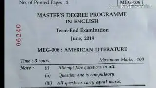 MEG 6 Jun2019 Q.PAPER