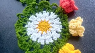 Colorful Flower Coasters for Coffee Cups 🪢 part -4
