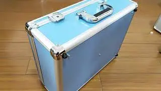 Aluminum instrument case with customize plate
