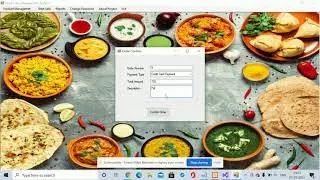 Food Court Management System C# Project