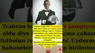 İbrahim Hacıosmanoğlu&rsquo;nun &ldquo;Denge&rdquo; Siyaseti: Adalet mi, İkram mı?(Galatasaray News) #shorts#funny