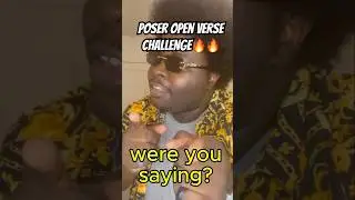 Poser Open Verse Challenge #openversechallenge #music #partyof2 #rap