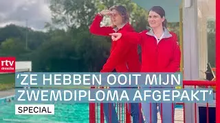 Robbert en Vera werken in het zwembad | Vakantiewerk | RTV Drenthe