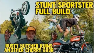 Building the World’s Baddest Stunt Sportster (Harley 883R Build) P1