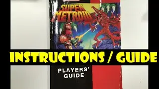 Video Game Instructions: SNES - Super Metroid 72 Page Players Guide