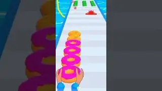 Donuts Stack game 2024 ||Kids Games || #short #shorts #ytshorts #mobilegame#offlinegames