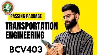 Transportation Engineering Important Questions Vtu | BCV403