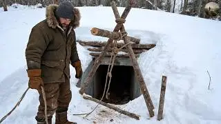 Abandoned Root Cellar Revival: Minimalist A-Frame Hideaway (Hand Tools Only)
