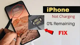 How to repair iPhone Not Charging 0% Remaining On Charging! iPhone Charging stuck on 0% fix