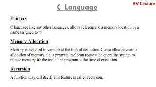 1. Introduction to C