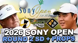 2026 Sony Open Round 2 Showdown + Prop Stream: DFS Strategy, Prize Picks + Underdog Props + Matchups