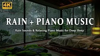 Soft Rain Piano at Midnight 🌧️ | Slow Notes for Deep Sleep & Gentle Healing